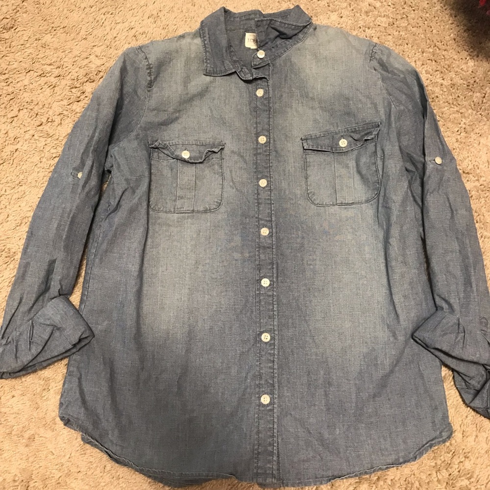 Jcrew chambray shirt